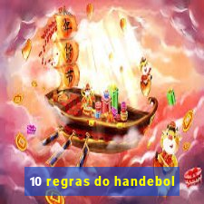 10 regras do handebol