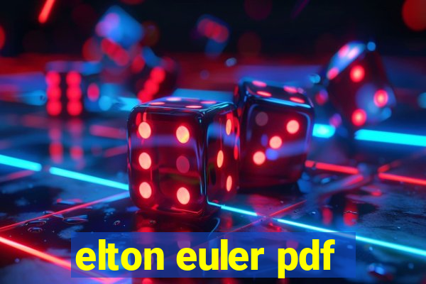 elton euler pdf