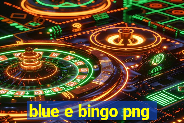 blue e bingo png