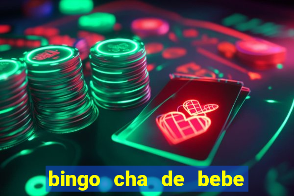 bingo cha de bebe cartelas para imprimir