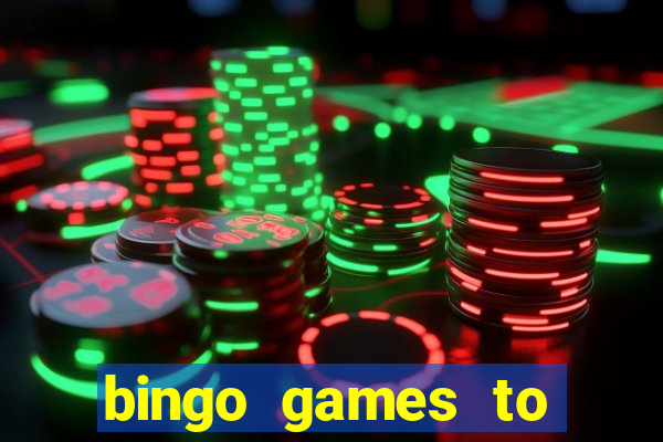 bingo games to play at home