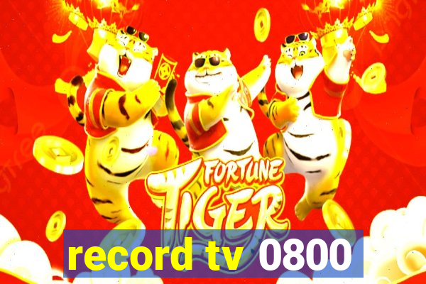 record tv 0800