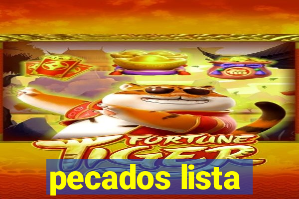 pecados lista