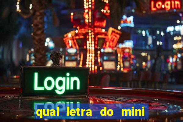 qual letra do mini dolar hoje