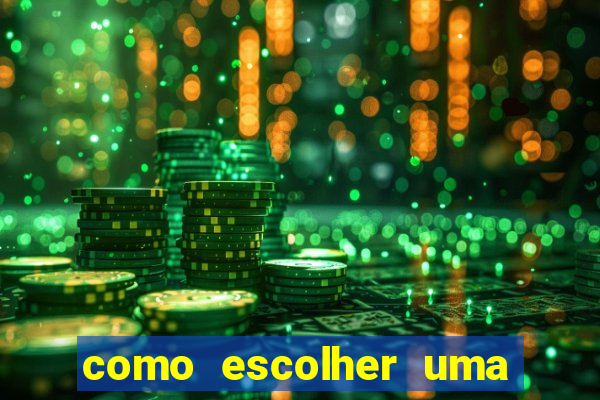 como escolher uma boa cartela de bingo