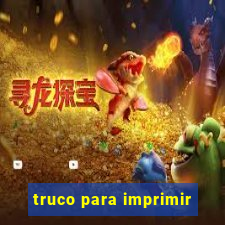 truco para imprimir