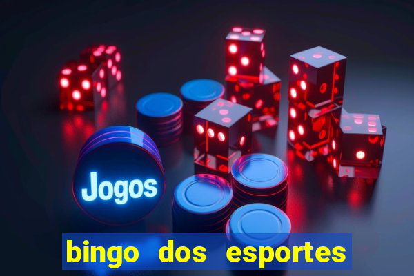 bingo dos esportes para imprimir