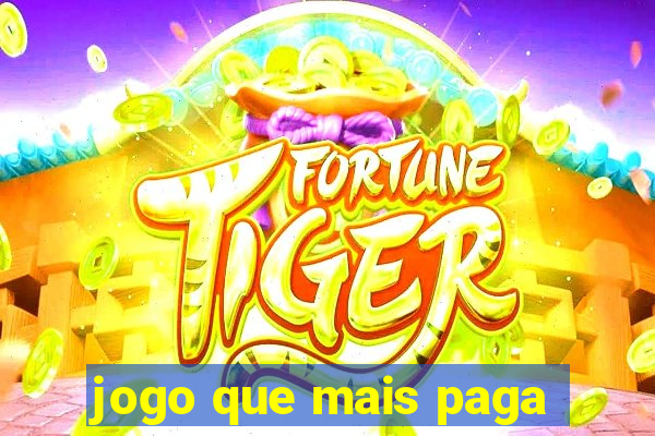 jogo que mais paga