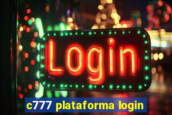 c777 plataforma login