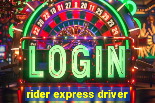 rider express driver