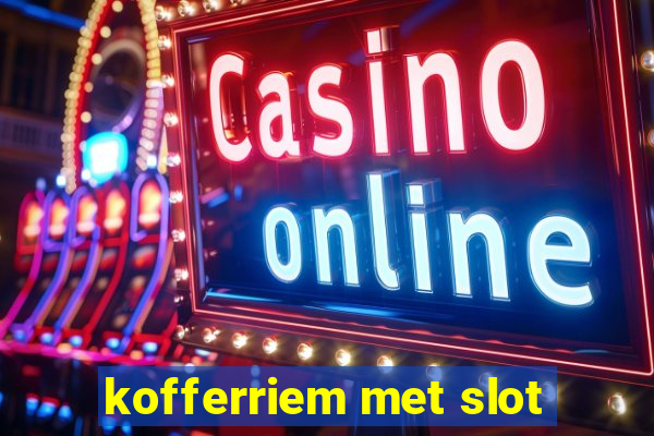 kofferriem met slot