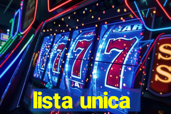 lista unica