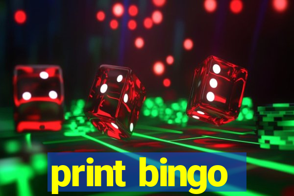 print bingo