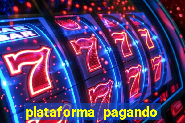 plataforma pagando no cadastro bet