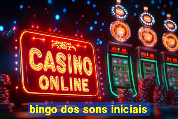 bingo dos sons iniciais