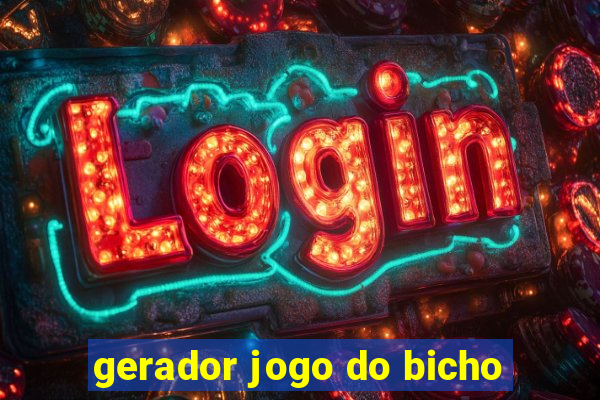 gerador jogo do bicho