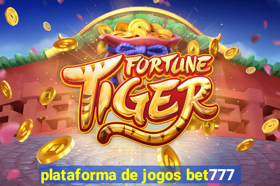 plataforma de jogos bet777