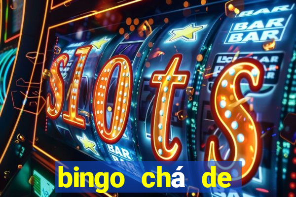 bingo chá de bebê excel