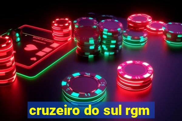 cruzeiro do sul rgm