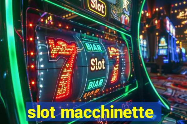 slot macchinette