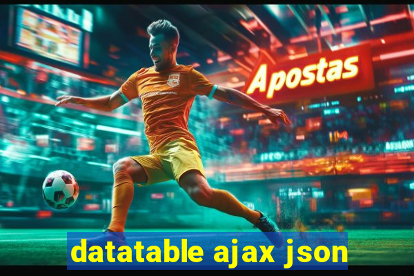 datatable ajax json