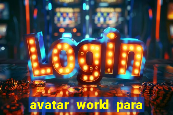 avatar world para imprimir e colorir