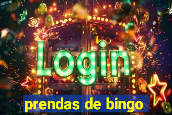 prendas de bingo