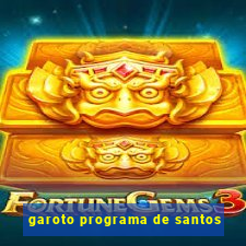 garoto programa de santos