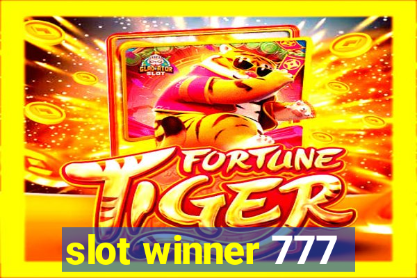 slot winner 777