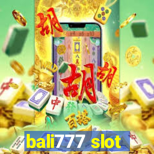 bali777 slot