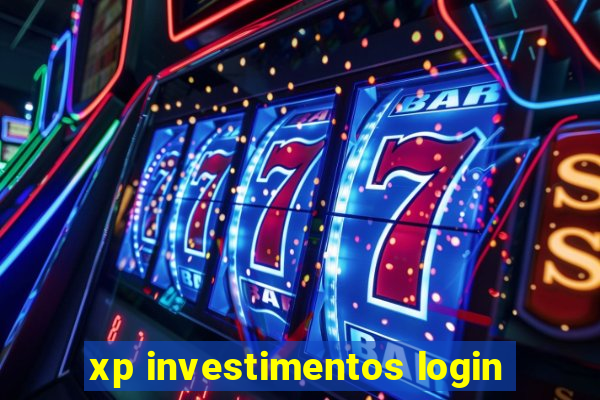 xp investimentos login