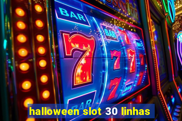 halloween slot 30 linhas