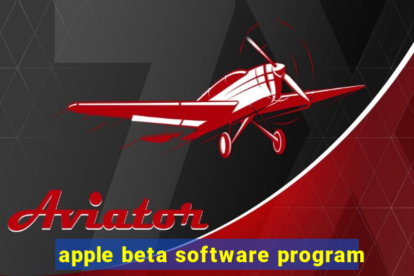 apple beta software program