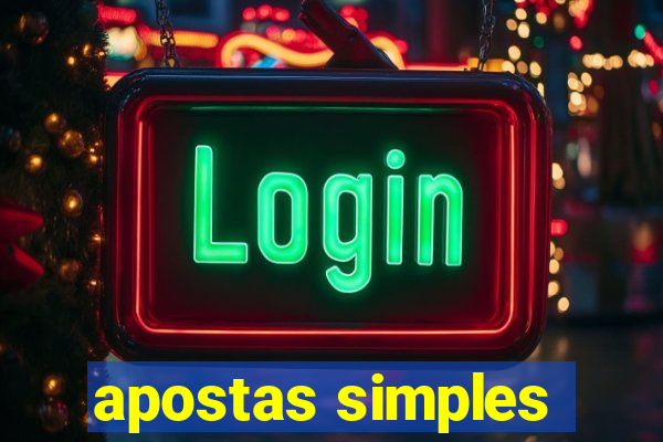 apostas simples