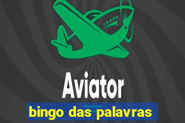 bingo das palavras