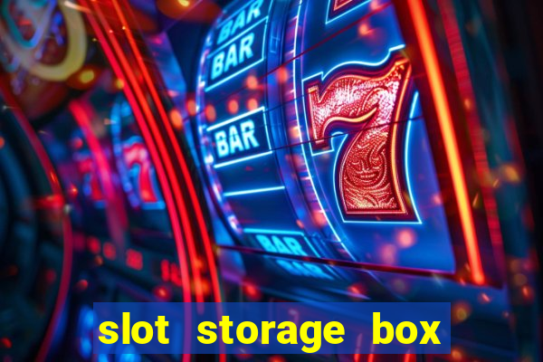 slot storage box for car