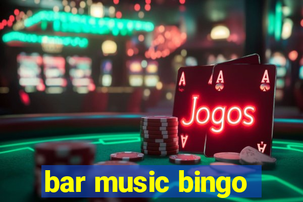 bar music bingo