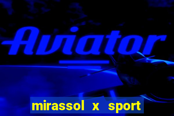 mirassol x sport recife palpite