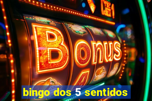 bingo dos 5 sentidos